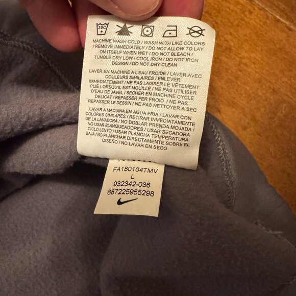 Mens Nike Golf Long Sleeve Sweater | Grey | Size Large | EUC - Picture 4 of 8